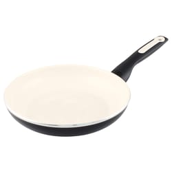 GreenPan Rio Ceramic Coated Aluminum Fry Pan 7 in. Black