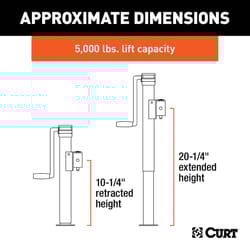 CURT 5000 lb For Trailer Jack