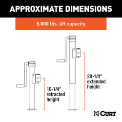 CURT 5000 lb For Trailer Jack