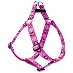 LupinePet Original Designs Multicolor Puppy Love Nylon Dog Harness