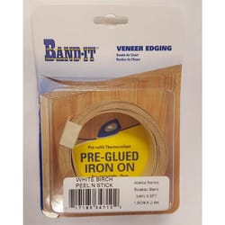 Band-It Peel-N-Stick .030 in. X 3/4 in. W X 8 ft. L White Birch Edge Banding