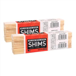 Nelson 1.5 in. W X 8 in. L Wood Shim 12 pk