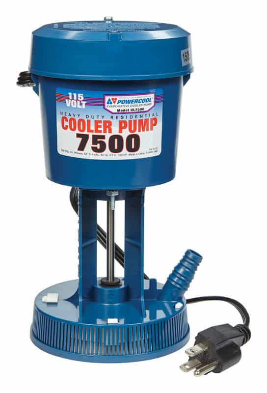 Dial 81/2 in. H x 41/2 in. W Plastic Blue Evaporative Cooler Pump
