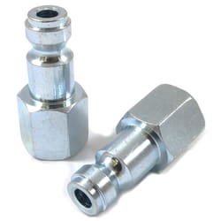 Forney Steel Plug 1/4 in. Female X 1/4 in. 2 pc