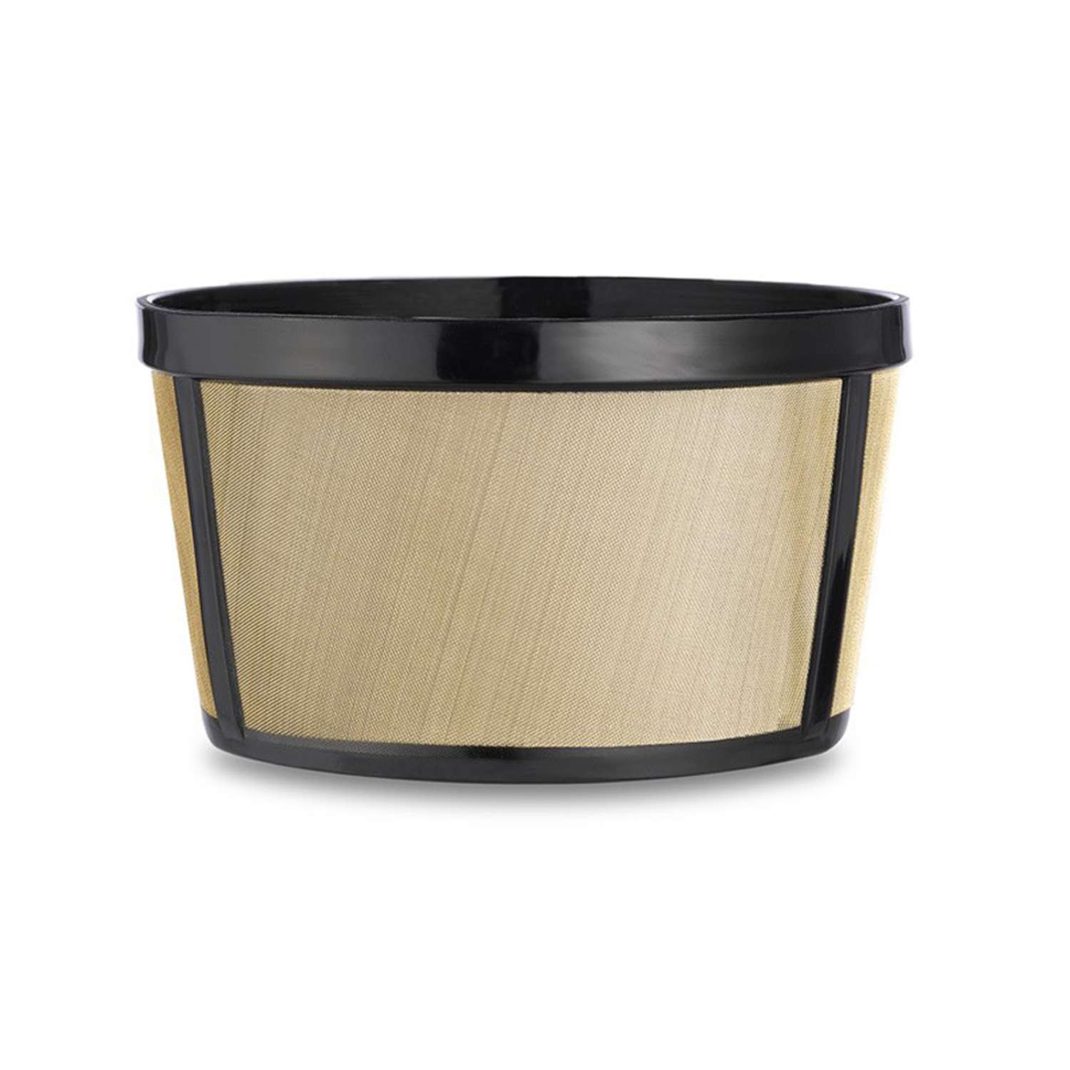 Medelco 4 cups Black/Gold Round Gold Tone Coffee Filter 1 pk Ace Hardware