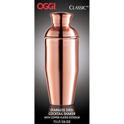 OGGI Classic 26 oz Copper Stainless Steel Cocktail Shaker