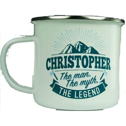 Top Guy Christopher 14 oz Multicolored Steel Enamel Coated Mug 1 pk