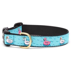 Up Country Blue Floaties Nylon Dog Collar Medium