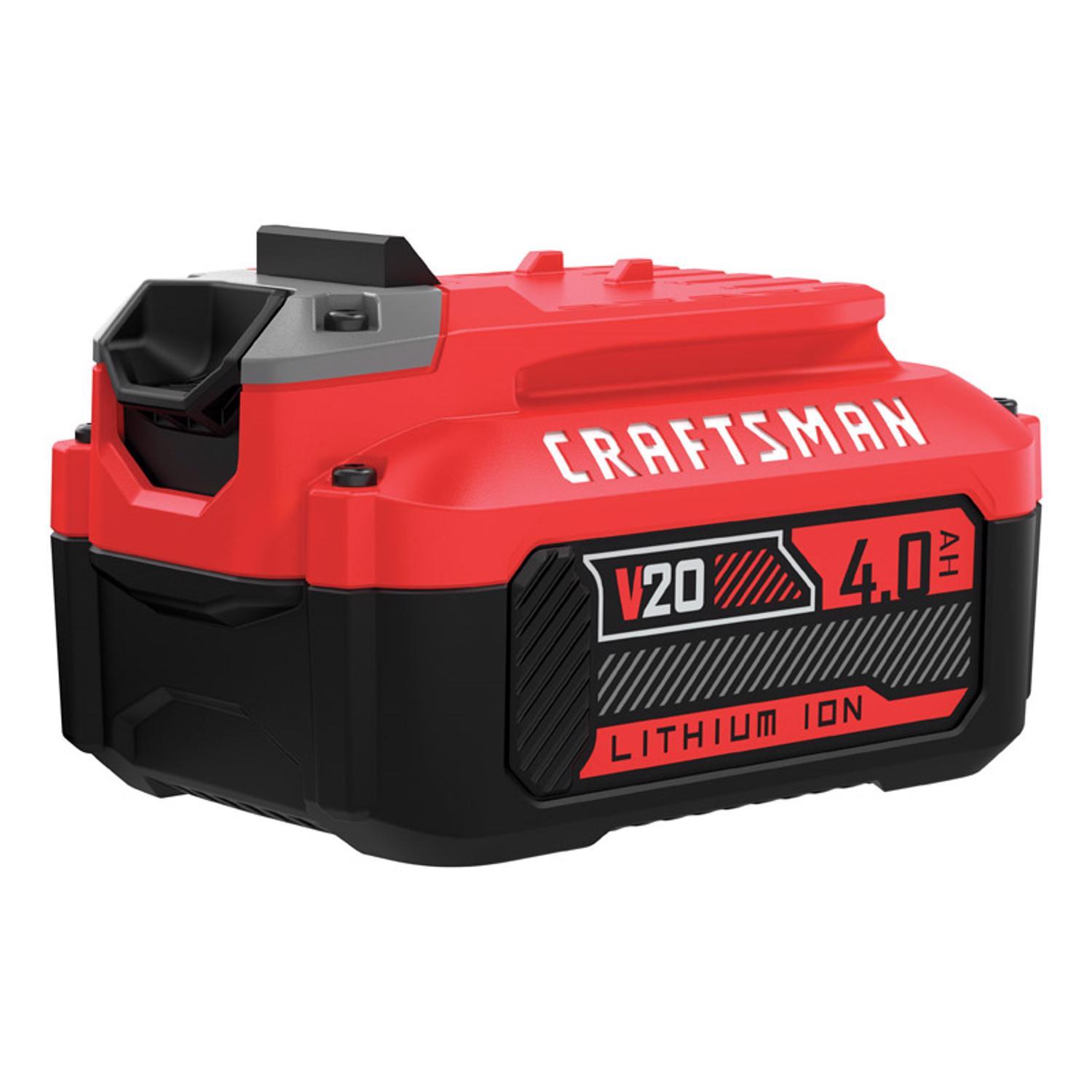 Craftsman V20 CMCB204 4 Ah Lithium Ion Battery 1 pc Mfr CMCB204 Ace Hardware