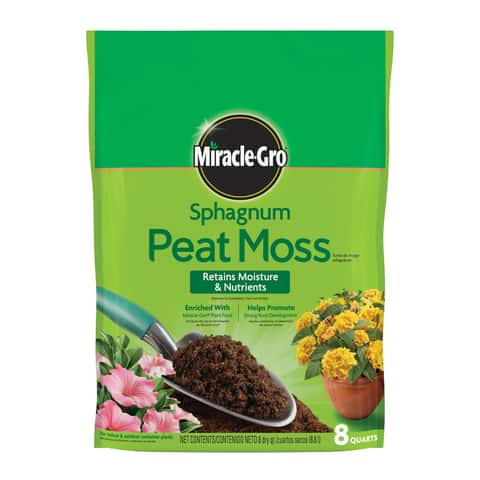 O-FarFarm Peat Moss 1 qt, All Nature Sphagnum Peat Moss for Plants