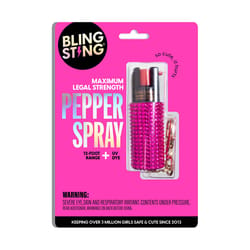 Blingsting Pink Plastic Pepper Spray
