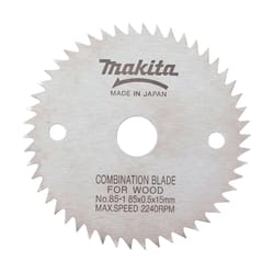 Makita 3-3/8 in. D X 15 mm mm N/A Steel Circular Saw Blade 50 teeth 1 pk