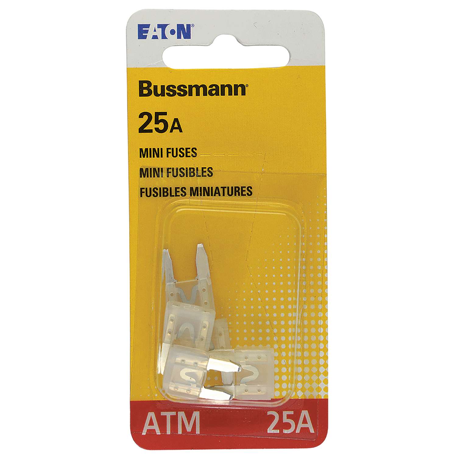 Mini Blade Fuse 25 Amp 25A Amps Clear White ATM Auto Car Fuses All Quantities 