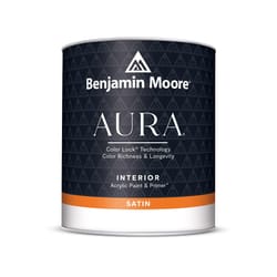 Benjamin Moore Aura Satin Base 2 Paint and Primer Interior 1 qt