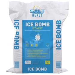 Salt Depot Ice Bomb Sodium Chloride Pet Friendly Granule Ice Melt 50 lb