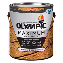 Olympic Maximum Transparent Redwood Natural Tone Oil-Based Acrylic/Oil Stain and Sealer 1 gal