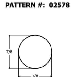 Alexandria Moulding Round Ramin Hardwood Dowel 7/8 in. D X 48 in. L Brown