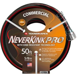 Teknor Apex NeverKink 5/8 in. D X 50 ft. L Heavy Duty Professional Grade Garden Hose