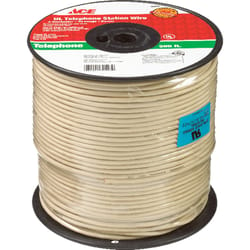 Ace 500 ft. L Ivory Telephone Station Wire