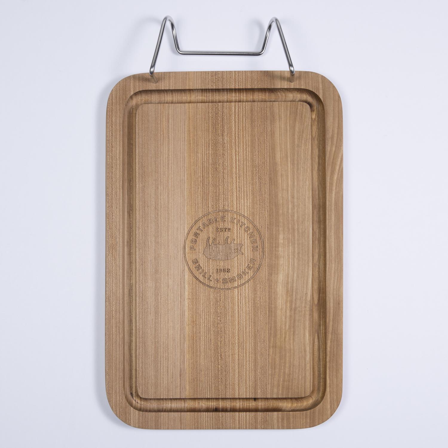 PK Grills 17.5 in. L X 11.5 in. W X 1 in. Teak Wood Cutting Board Sansujyuku sansujyuku.com