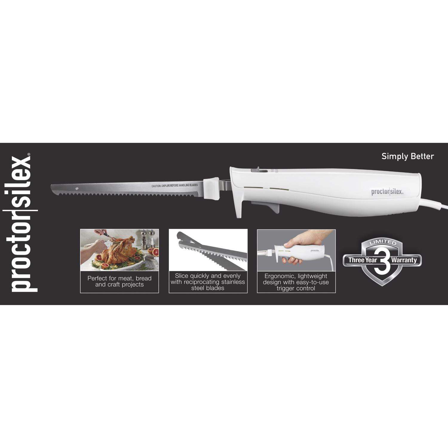 Hamilton Beach Proctor Silex Stainless Steel 8 in. L Electric