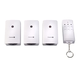 Woods Indoor Wireless Remote Timer 125 V White