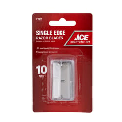 Ace Carbon Steel Single Edge Razor Blade 1.75 in. L 10 pc