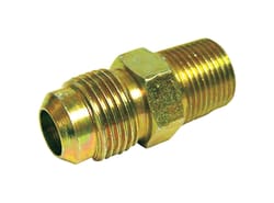 JMF Company 5/16 in. Flare X 3/8 in. D MPT Brass Connector