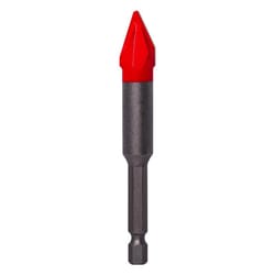 Diablo 1/2 in. X 3-1/2 in. L Carbide Tipped Tile and Stone Drill Bit Hex Shank 1 pk