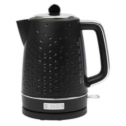 Haden Starbeck Black Steel 1.7 L Electric Tea Kettle