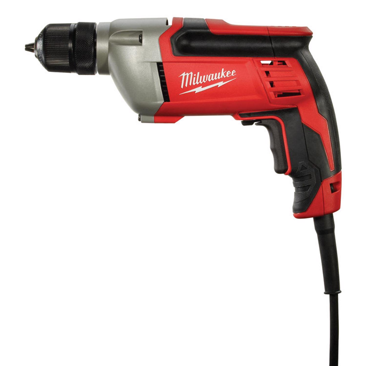 Photos - Drill / Screwdriver Milwaukee 8 amps 3/8 in. Corded Drill 0240-20 