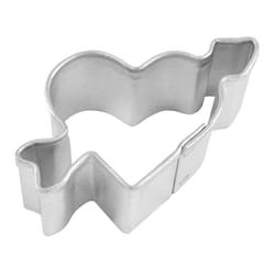 R&M International 1 in. W X 2 in. L Mini Heart and Arrow Cookie Cutter Silver 1 pc