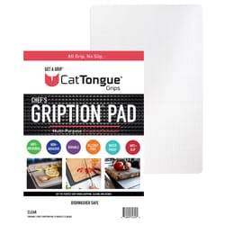 CatTongue Grips Chef's Gription Pad Clear Anti-Slip Tape 9 in. W X 12 in. L 1 pk