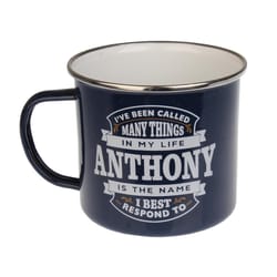 Top Guy Anthony 14 oz Multicolored Steel Enamel Coated Mug 1 pk