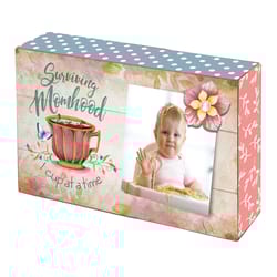Oak Patch Gifts Cherished Women 4.5 in. H X 7.25 in. L Multicolored Wood Photo Blox