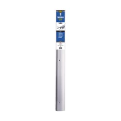 M-D BUILDING PRODUCTS 0.75 in. H X 3.5 in. W X 36 in. L Aluminum/Vinyl Bumper Threshold Silver