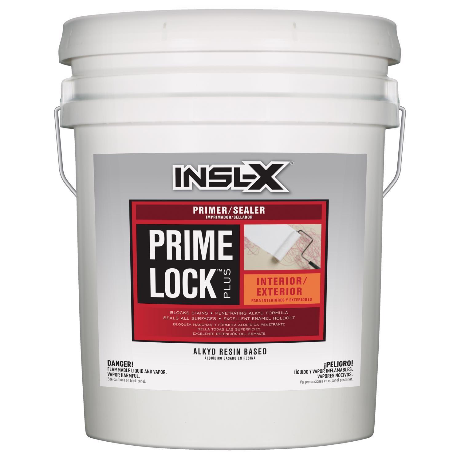 InslX Prime Lock White Flat OilBased Alkyd Primer and Sealer 5 gal