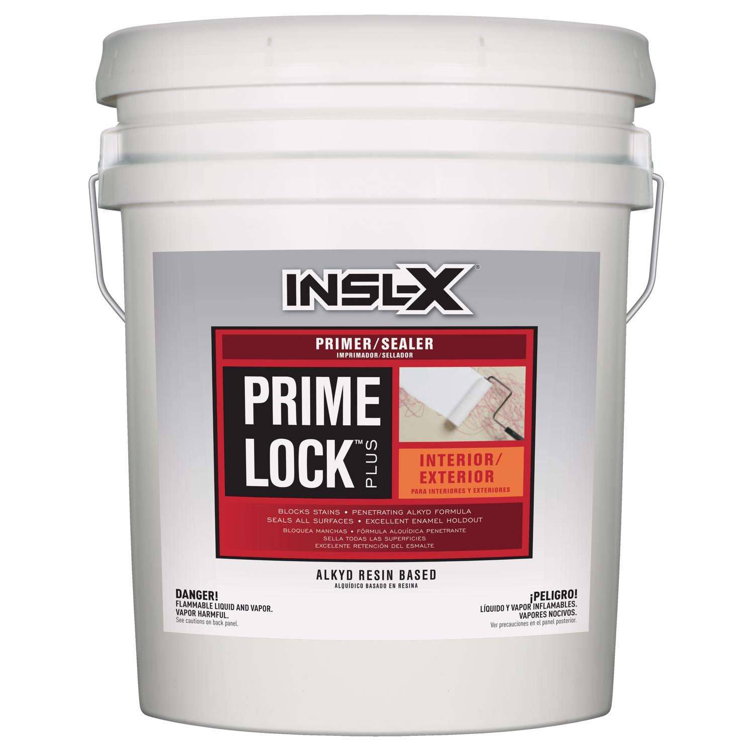 InslX Prime Lock White Flat OilBased Alkyd Primer and Sealer 5 gal