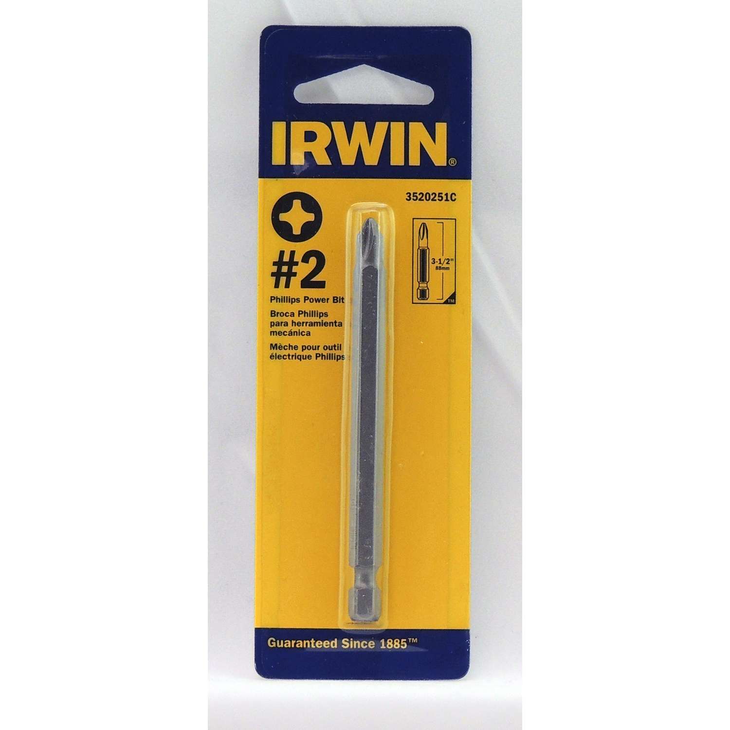 Irwin 3/8 X L Carbide Tipped Glass/Tile Drill Bit Straight