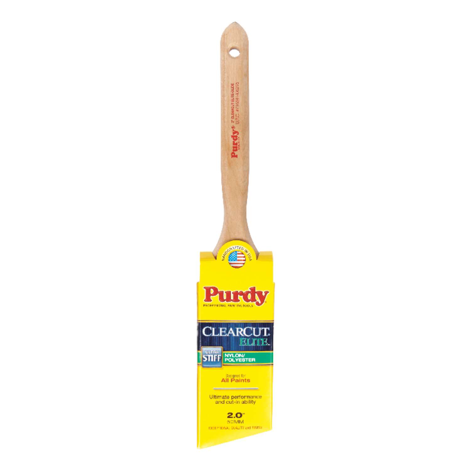 Purdy Clearcut Elite Glide 2 in. W Angle Trim Paint Brush Ace Hardware