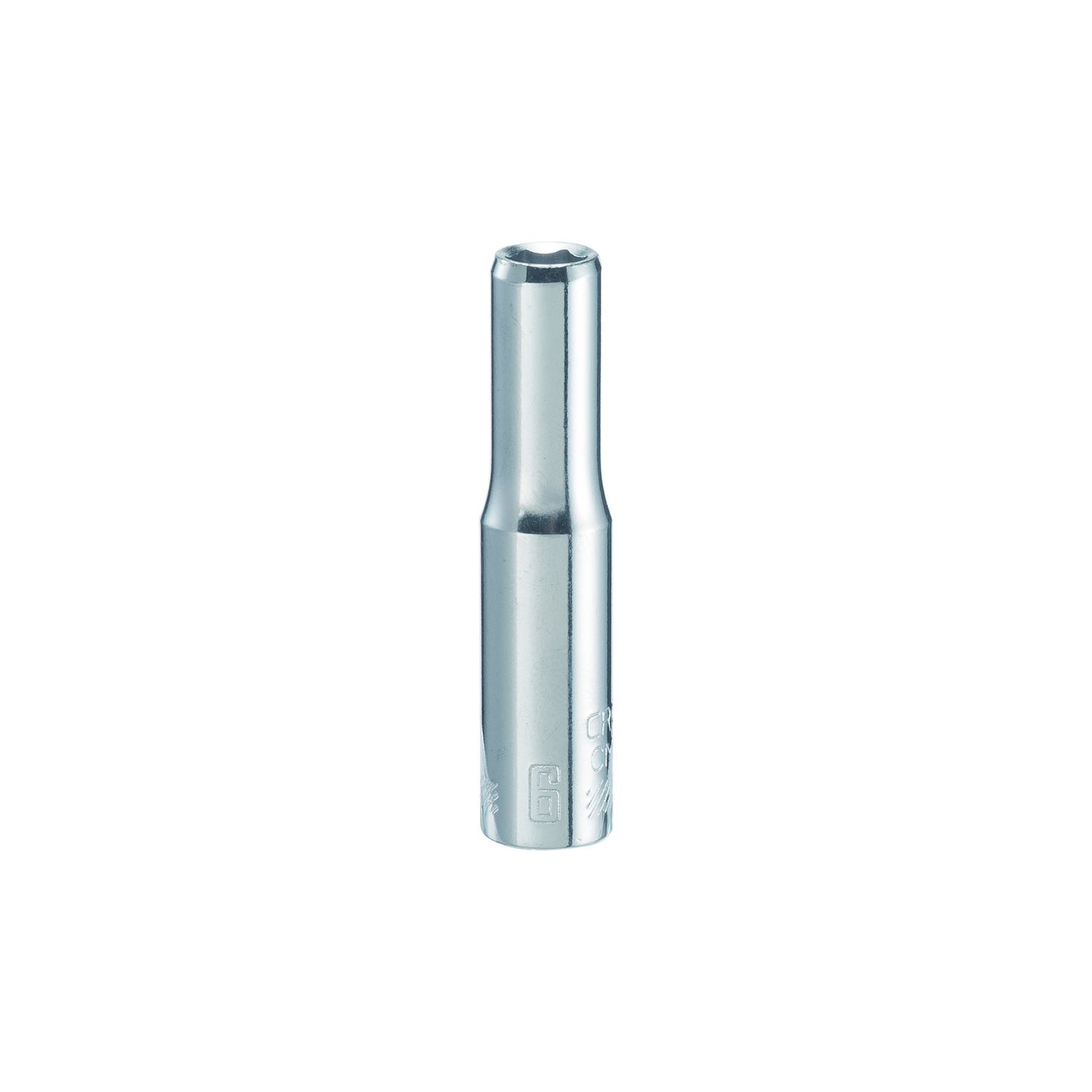 Craftsman 6 mm X 1/4 in. drive Metric 6 Point Deep Deep Socket 1 pc ...