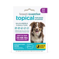 Sergeants Guardian Liquid Dog Flea and Tick Drops Permethrin, S-methoprene 0.3 oz