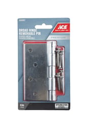 Ace 4 in. L Stainless Steel Door Hinge 1 pk