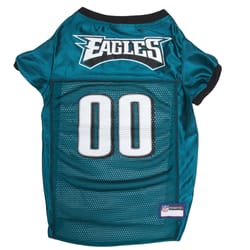 Pets First Teal Bloom Philadelphia Eagles Dog Jersey Medium