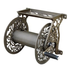 Liberty Garden 125 ft. Bronze Wall Mounted Hose Reel