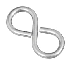 National Hardware Zinc-Plated Silver Steel 1-5/8 in. L Closed S-Hook 1 pk