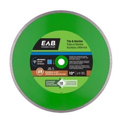 Exchange-A-Blade 10 in. D X 5/8 in. Diamond Continuous Rim Diamond Saw Blade 1 pk