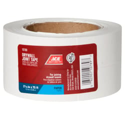 Ace 75 ft. L X 2-1/16 in. W Paper White Drywall Joint Tape