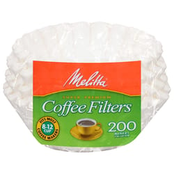 Melitta 8-12 cups White Basket Coffee Filter 200 pk