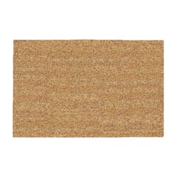 DeCoir 30 in. W X 18 in. L Tan Natural Tan Door Mat